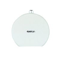 Set of 2 Contact Lens Case Solution Holder Cosmetic Box Travel Kit, White