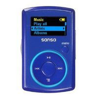SanDisk Sansa Clip 2 GB MP3 Player - Blue