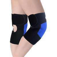 ZWPY Self-Heating Tourmaline Magnetic Therapy Knee Protective, Warm Knee Pads, Adjustable Velcro, Can Effectively Improve Blood Circulation,Blue