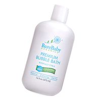 Organic Baby Bubble Bath with Aloe, Cucumber, Citrus Essential Oils – Safe, Gentle, Calming – Eczema Friendly – Paraben, Dye, Gluten, and Sulfate Free – 16 oz