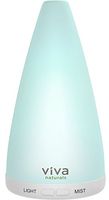Viva Naturals Aromatherapy Essential Oil Diffuser - Vibrant Changeable LED Lights, Soothing Mist & Oxygen, Automatic Shut Off' (100 ml, White)