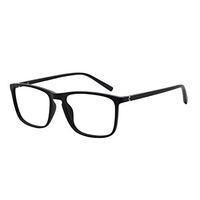 OCCI CHIARI Reading Glasses Men's Rectangle Reader Durable Spring Hinge 1.0 1.25 1.5 1.75 2.0 2.25 2.5 2.75 3.0 3.5(Black 100)