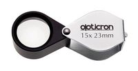 Opticron Folding Metal Loupe Magnifier 15x 23mm (0.9")