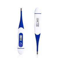 Oral Adults Thermometer,Underarm and Rectal Fever Thermometer for Adult Kids Baby Flexible Tip,Thermometer for People(Random Color)