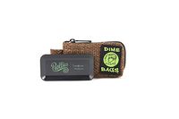 Dime Bags Rollies All-In-One Padded Pouch - Padded Bag w/Rolling Tray & Smell Proof Pocket (Brown, 8-Inch)