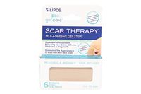 Silipos 92838 Gel-Care Advanced Scar Therapy Self-Adhesive Gel Strips, 6-Pack, 1x3 in, Washable, Reusable, Scar Management