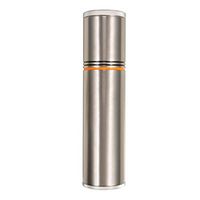 Jolly Travel Humidor - Built in Hygrometer & Humidifier - Holds Multiple Cigars (Color : Silver)