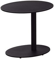 Pangea Home ST BLK Sunset Side Table, Black