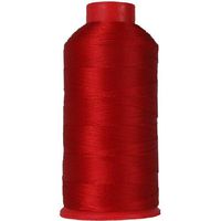 Threadart Heavy Duty Bonded Nylon Thread - 1650 yards (1500m) - Coated No Unravel - #69 T70 Size 210D/3 - For Upholstery, Leather, Vinyl, Weaving Hair, Denim, and Other Heavy Fabric - 26 Colors Available - Red