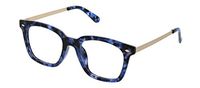 Peepers by PeeperSpecs womens Limelight Focus Oversized Blue Light Filtering Reading Glasses, Navy Tortoise, 50 mm, +1.50