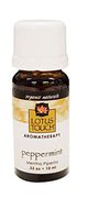 Organic Peppermint Essential Oils by Lotus Touch - 100% Pure Certified Organic Essential Oil - Aromatherapy - Excellent for Colds - Pain Relieving, Antiseptic - 10 ml Glass Bottle
