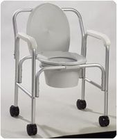 Aluminum Wheeled Commode Aluminum WheeledCommode - Model 552223