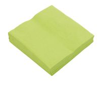 Panorama Beverage Serviettes 3Ply Square 9 7/8 Inch (Green Kiwi, 40)