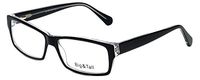 Big and Tall Designer Eyeglasses Big-And-Tall-9-Black-Crystal in Black Crystal 60mm DEMO LENS