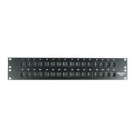 Hellermann Tyton P108-32-MOD Modular Patch Panel 32 Port, 2U, Steel, Black