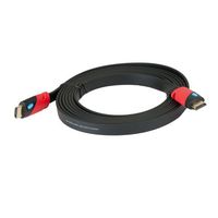 6 feet 1.4V Flat Cables 30AWG OD13.0 x 3.0mm Red/Black. 1.4 HDMI cables are the most recent version of the HDMI cable