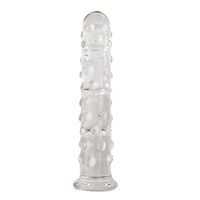 Adult Six Toys Large Big 9.8 Inch Transparent Crystal Glass Dido