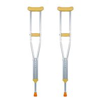 Sisyria Tall Adult Walking Crutches Suit for 175-194cm Adults, Lightweight Aluminum Alloy Walker Mobility Aid Telescopic Underarm Crutches