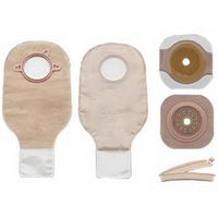 New Image Two-piece Colostomy/Ileostomy Drainable Single-use Kit 3-1/2", Clamp Closure