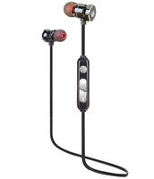 H-ling Bluetooth Headphones, Magnetic Wireless Headphones V4.1 Flexible Neckband Bluetooth Earphones Earbuds Sports Sweatproof Noise Canceling Headset with Mic Compatible for Xs Xr X 8 (Black)