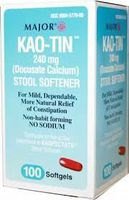 Docusate [3 PACK] Docusate Calcium 240 MG Stool Softener Softgels 100 Softgels Per Bottle *Compare to the same active ingredients in Surfak® & SAVE!!!*