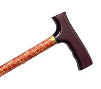 Adjustable Travel Folding Cane With Fritz Handle - Sun Burst