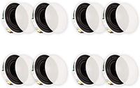 Theater Solutions TSQ670 in Ceiling 70 Volt 6.5" Speakers Quick Install 4 Pair Pack