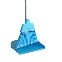 WEIFAN CAI- Broom Sets Cleaning The Kitchen Wind Resistant Foldable,Blue (Size : 84x28cm)
