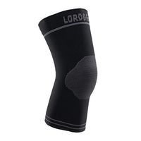 Compression Knee Brace for Injury Recovery and Arthritis Relief - Best Knee Sleeve Support for Running, Jogging, Workout, Gym (Black,XL)