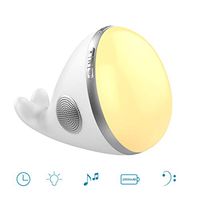 DONGBALA Sound Machine, White Noise Machine with Baby Night Light High Fidelity Sounds Non-Looping Timer & Memory Feature for Baby Adults Home Office Travel (White)