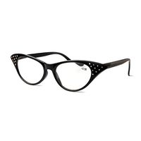 Inlefen Vintage Womens Fashion eyewear Cat Eye Magnifying Reading Glasses