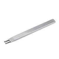 uxcell Leather Prong Punch,White Steel 4mm 2 Prong DIY Craft Handwork Tools Hole Chisel Graving Stitch Punch