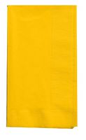 Creative Converting Touch of Color 100 Count 2-Ply Paper Dinner Napkins, School Bus Yellow - 271021