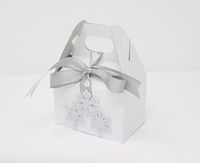 All About Details™ Snowflakes Favor Boxes (Silver)