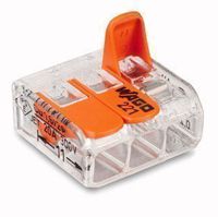 Wago 221-413 LEVER-NUTS 3 Conductor Compact Connectors 100 PK