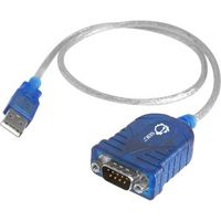 SIIG USB to Serial Cable. 25IN USB TO SERIAL RS232 9PIN M/M SERIAL PORT CABLE ADAPTER XFER. Serial for Modem, PDA, Bar Code Reader, Printer - 2.08 ft - 1 Pack - 1 x Type A Male USB - 1 x DB-9 Male Serial - Blue