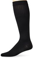 Activa Mens Microfiber Dress Socks, Black, Medium