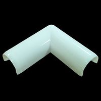 Cord Channel Raceway Accessory - 90 Degree Turn - 10 Pack