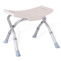 Lyqqqq Foldable Aluminum Bath Chair Elderly Disabled Pregnant Women Auxiliary Bathroom Shower Stool
