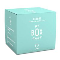 Organic Panty Liners for Women, Always Ultra Thin, Absorbent and Hypoallergenic for Light Days or Extra Protection on Heavy Days, Feminine Hygiene Products by MYBOXSHOP. (40 Count)