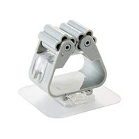 2 Pcs Mop and Broom Holder Self Adhesive Hook Wall Mounted Handle Storage Rack & Organizer