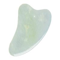 Papamsy Scraper Massage Tool Horn Type Portable Natural Jade Scraping Tool 6.3cm*4.5cm*0.4cm