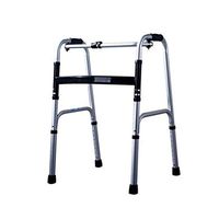 Rolling Walkers Walker Elderly Disabled Walker Walker Multifunctional Lightweight Folding Walker (Color : Gray, Size : 524773cm)