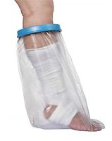 Foot Cast Cover for Shower - Spexc Seal Tight Waterproof Cast Wound Cover Protector Keeps Casts Bandage Dry Reusable Cast Bag Sleeve Bandage Protectors Used for Surgery/Wound/Burns of Foot/Kids Knee