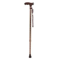 cane LED Light Walking Stick Aluminium Single Foot Telescopic for Men Women Arthritis Seniors Disabled and Elderly (Adjustable Height 72-94.5Cm) HOJZ,Coffee
