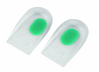 Steins 768-1115-0002 Silic Dual Comfort Heel Cushion, Women's (9-1/2-10) or Men's (8-9), Green, Women's (9-1/2-10) or Men's (8-9)