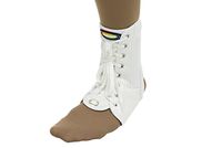 Maxar Canvas Ankle Brace (with Laces), Medium, White