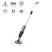 FZ FUTURE Spray Floor Mop with Integrated Spray, Microfibre Flat Spray mop Floor, Quiet and Powerful, with 350Ml Refillable Bottle Suitable for Kitchen,Home,Hardwood Masthome