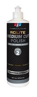 Rolite Medium Cut Polish (16 fl. oz.) for Removing Compound Scratch & Swirl Marks for Automotive Clear-Coat Paints, Low Sling, Easy Clean-up
