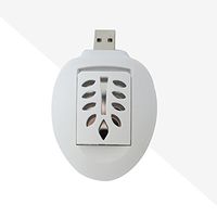 USB Mini Mosquito Killer,Electric LED Anti-Mosquito Lamp Insect Pest Repeller Fly Bug Insect Rejector Night Housefly (White)